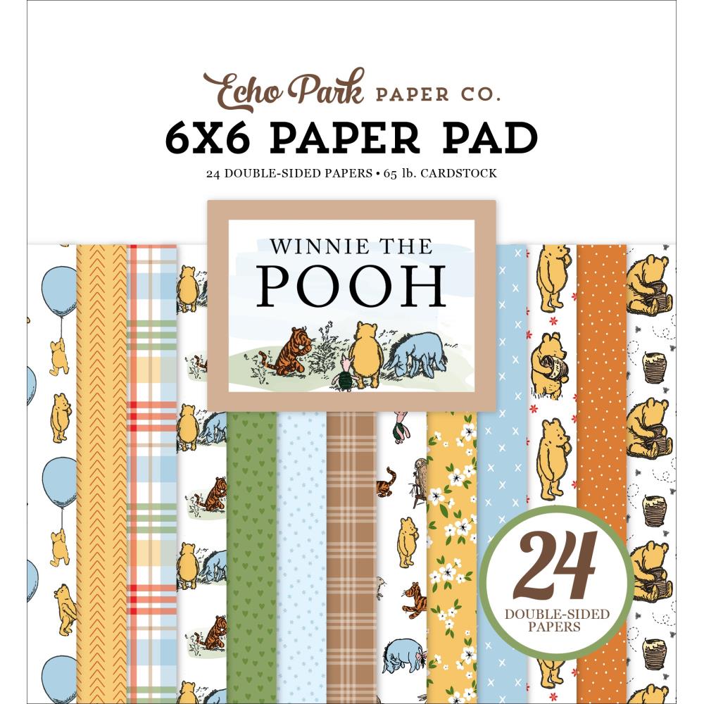 Echo Park - Winnie the Pooh - Paper Pad -    6 x 6"