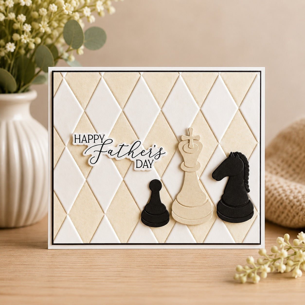 Spellbinders- Harlequin - 3D Embossing Folder