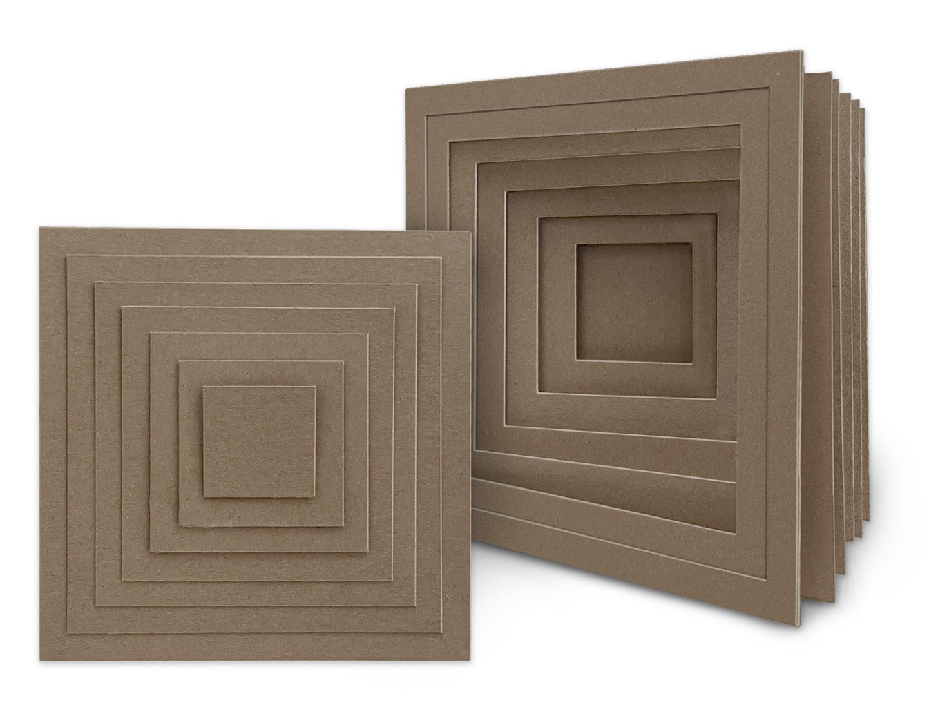 Graphic 45 - Staples Chipboard Album - 2 In 1 Tunnel & Pyramid - 8 x 8"