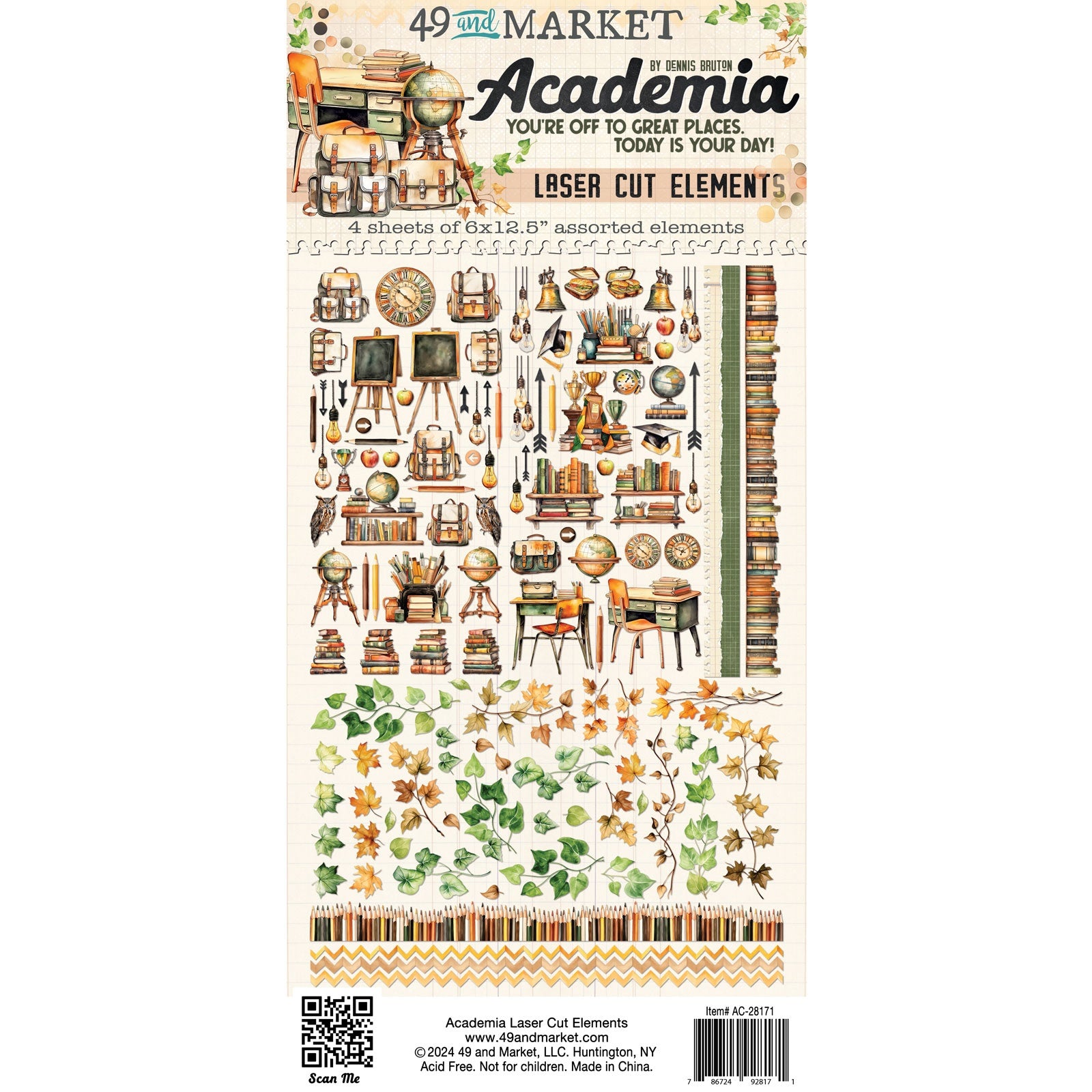 49 and Market - Academia - Laser Cut Elements