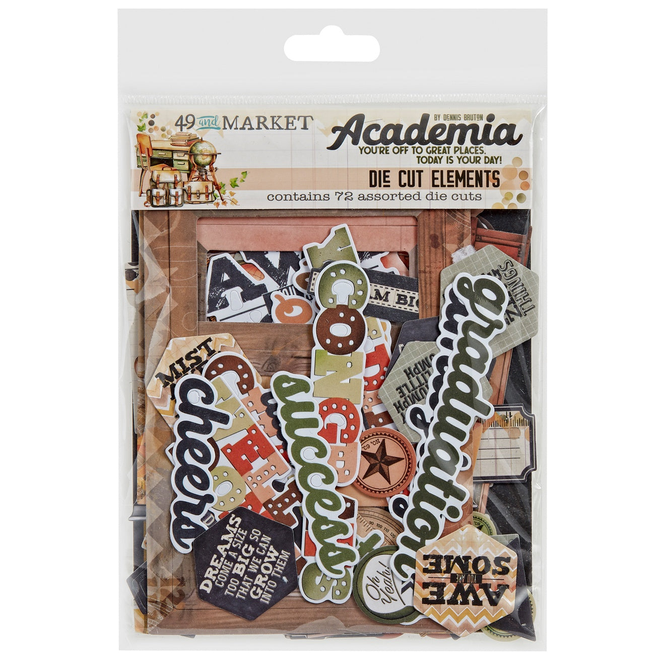 49 and Market - Academia - Die Cut Elements
