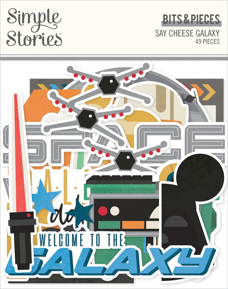 Simple Stories - Say Cheese Galaxy  - Bits and pieces