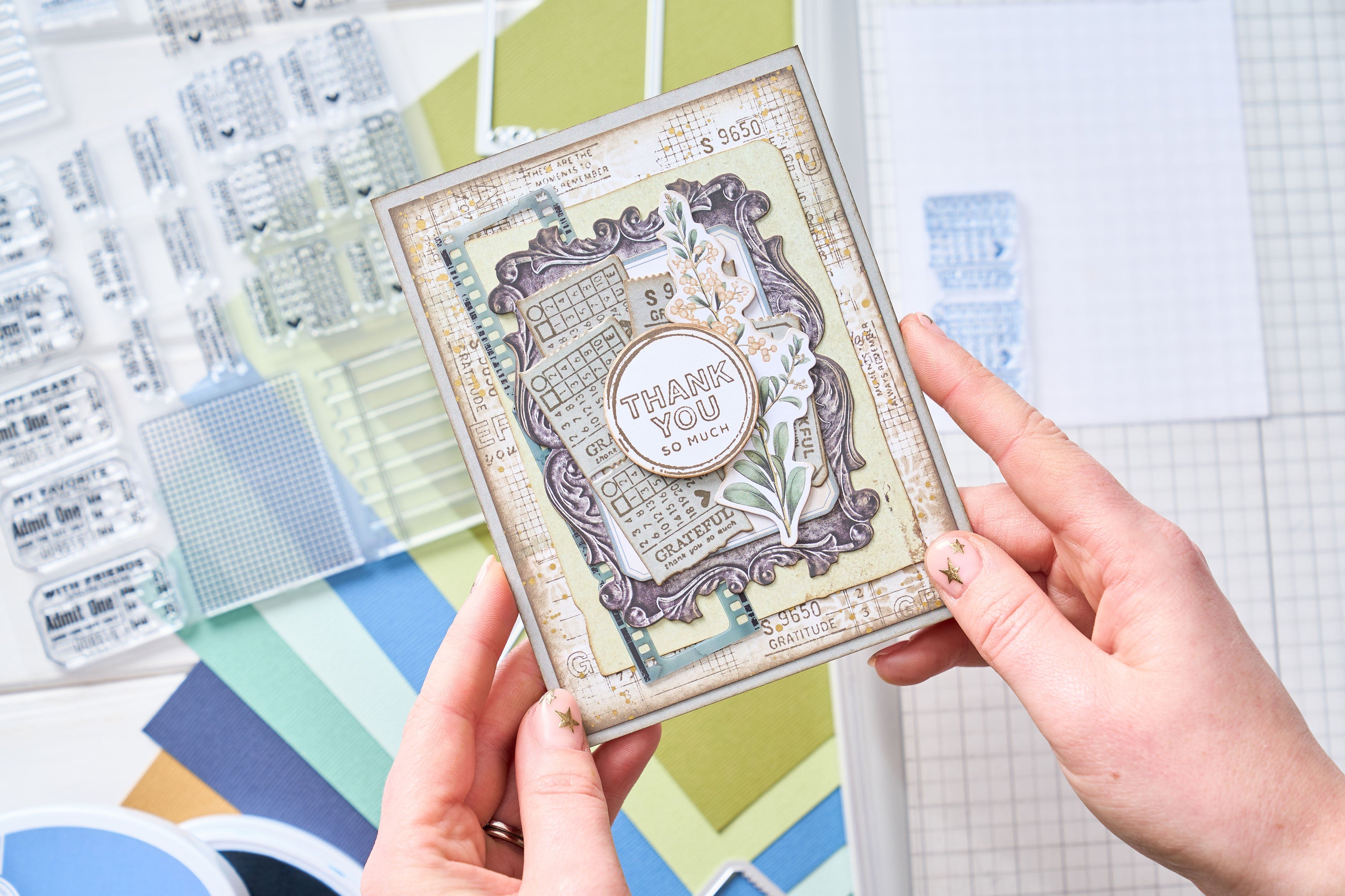 Sizzix - 49 & Market - Framelits dies & clear stamp - Forever Journal Essentials