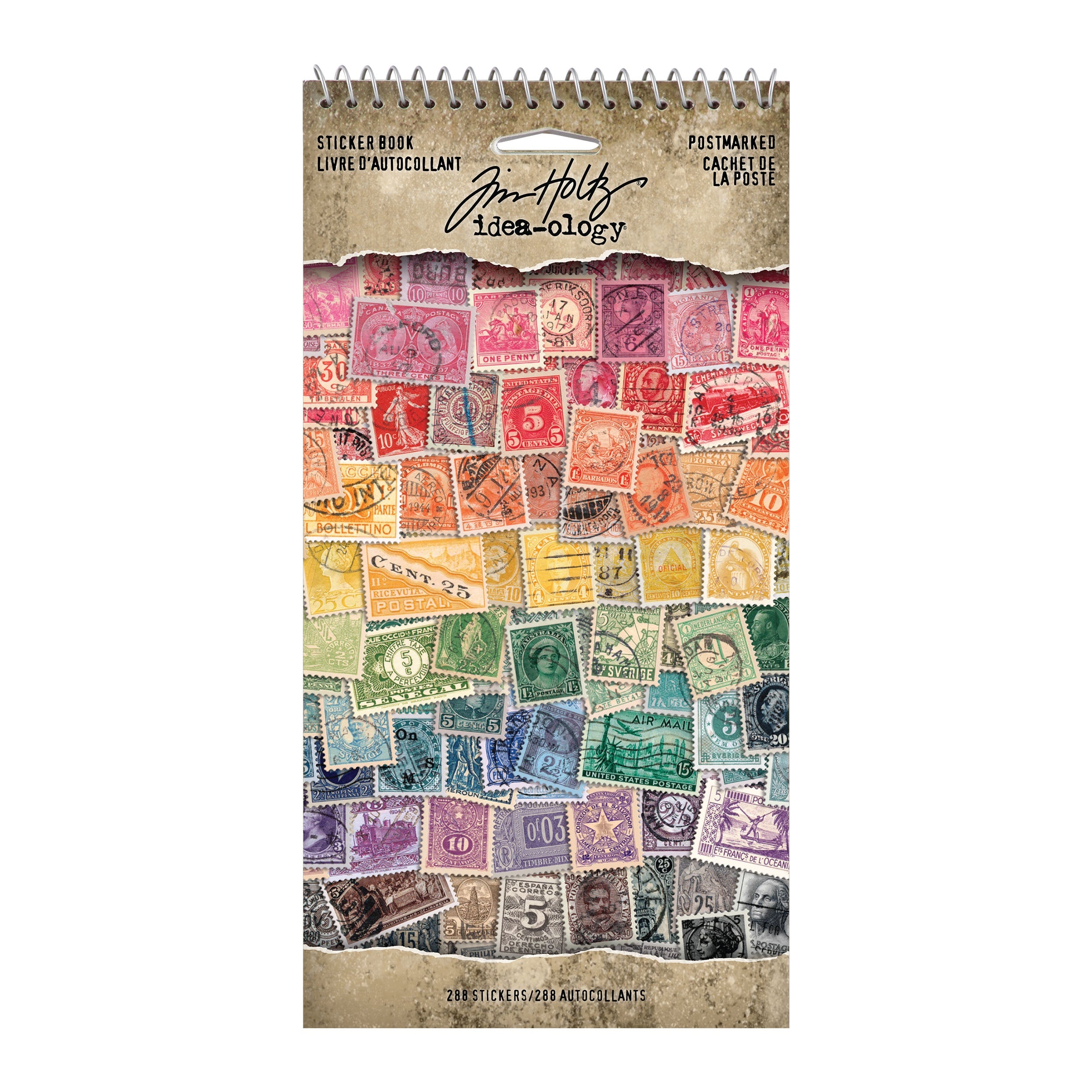 Tim Holtz - Idea-Ology - Postmarked Sticker Book