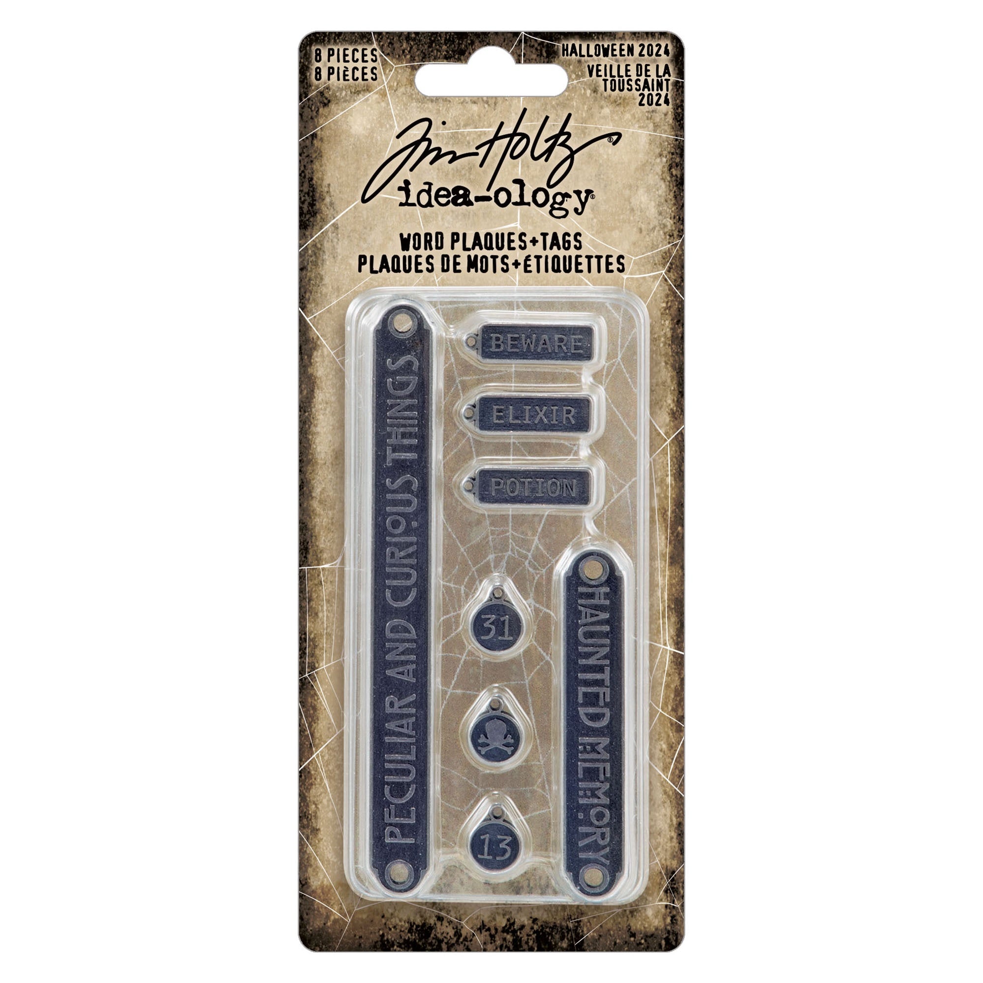 Tim Holtz- Idea-ology - Halloween  2024 - Word Plaques