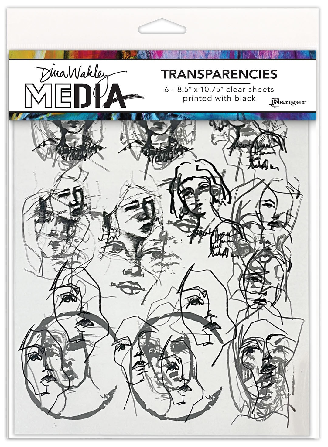 Dina Wakley Media - Transparencies  - Tinies Set 1
