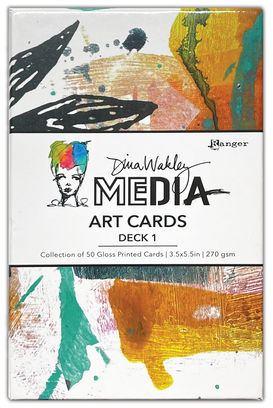 Dina Wakley Media - Mixed Media Art Cards