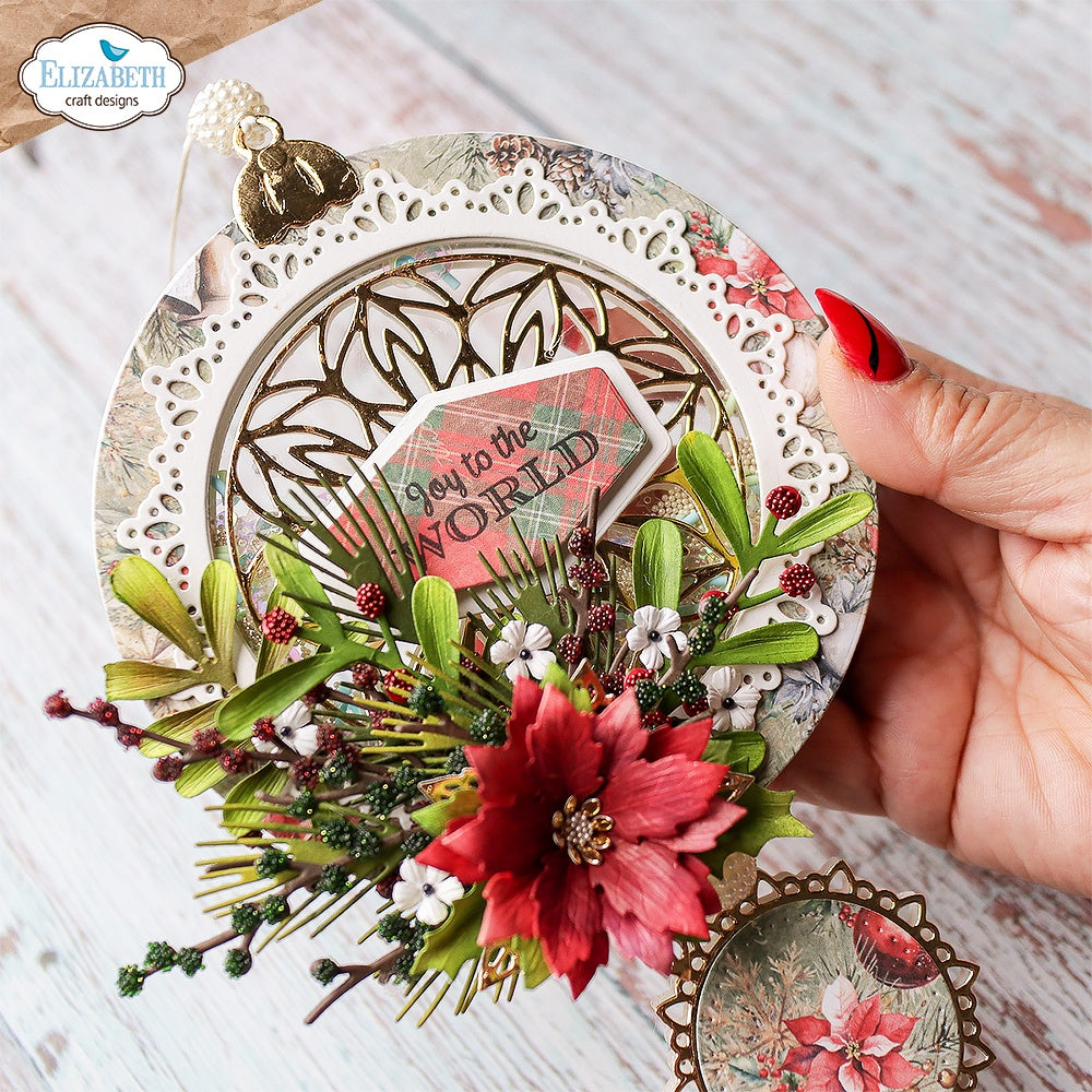 Elizabeth Craft Designs - Dies - Joyous Ornament Round