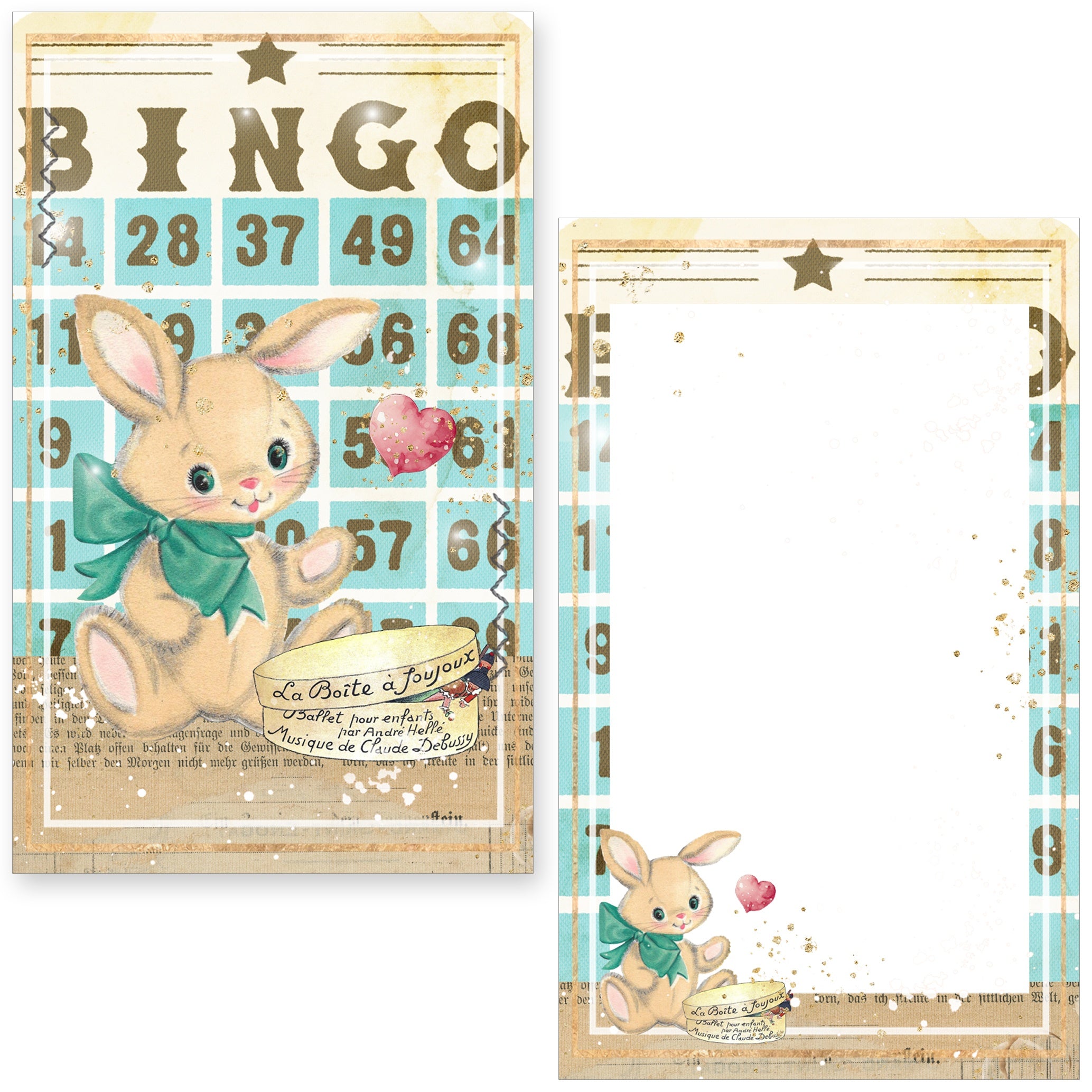 Memory-place  - My Deer Friend - Ephemera Journaling Cards