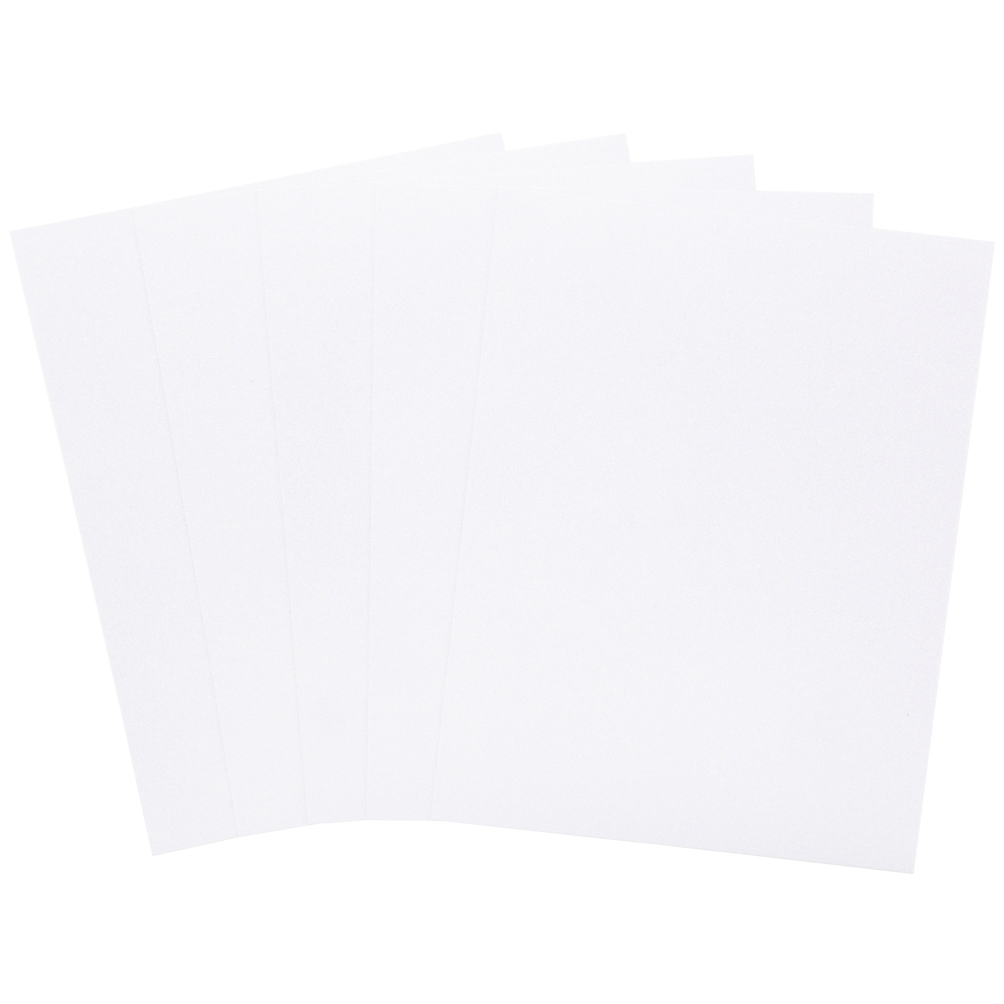 Harmony Paper - Inkjet Printable Glitter Cardstock - Crystal White -