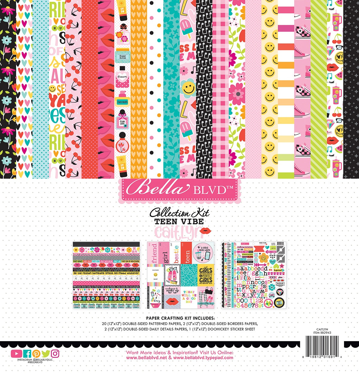 Bella Blvd - Teen Vibe Caitlyn  -  Collection -  12x12"