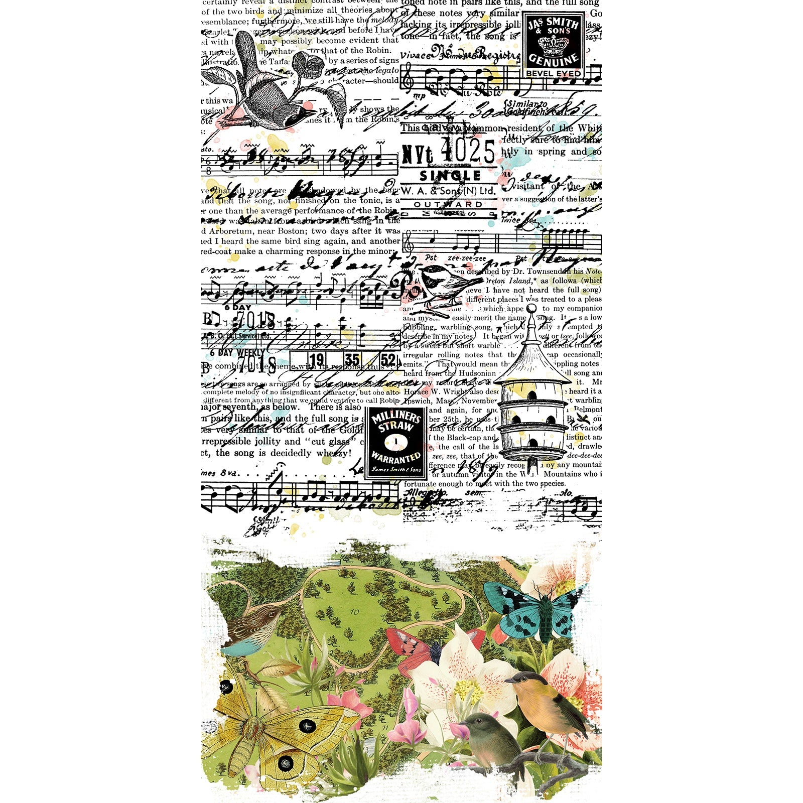 49 and Market - Birdsong - Washi Tape Sheet Set