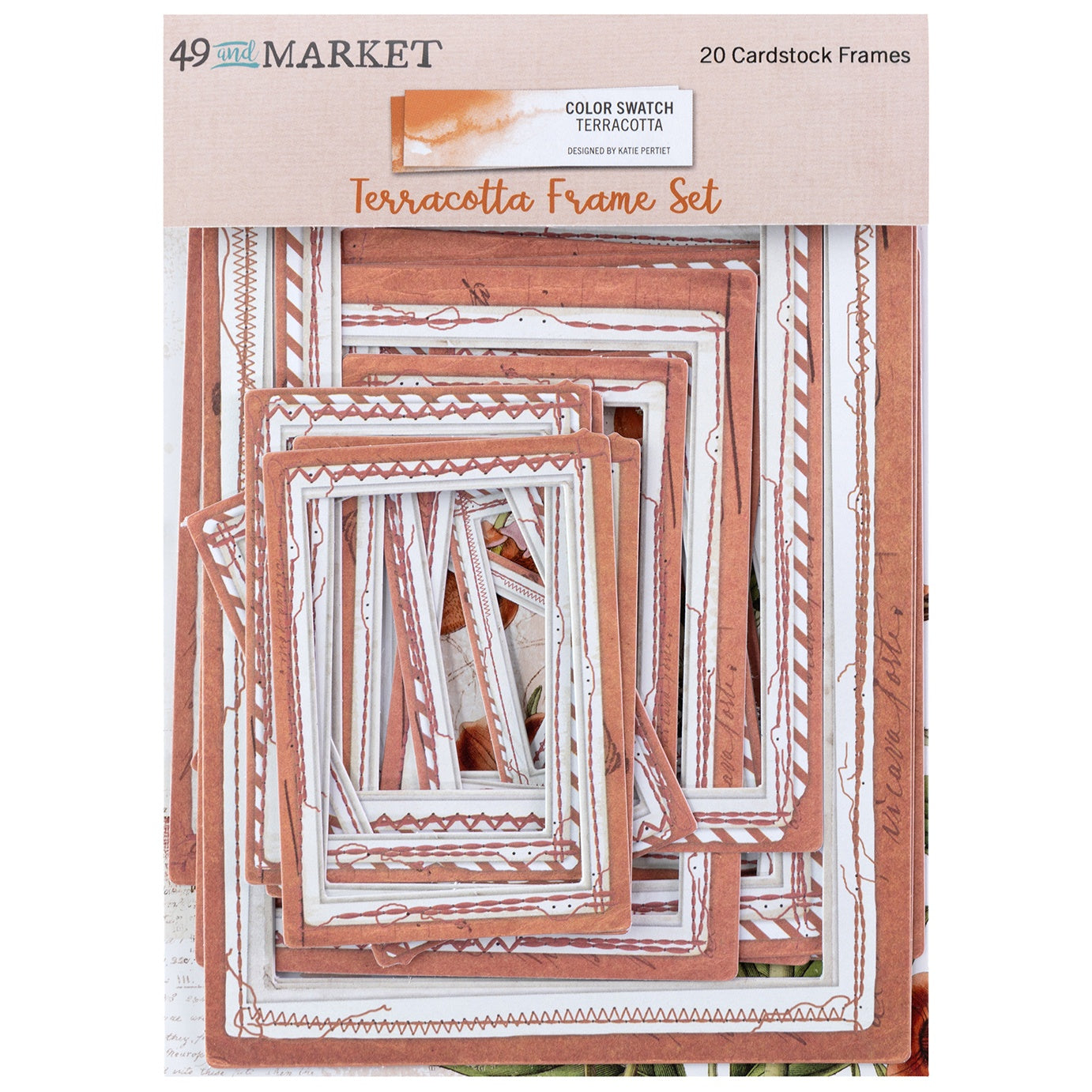 49 and Market - Color Swatch - Terracotta  Frame Set