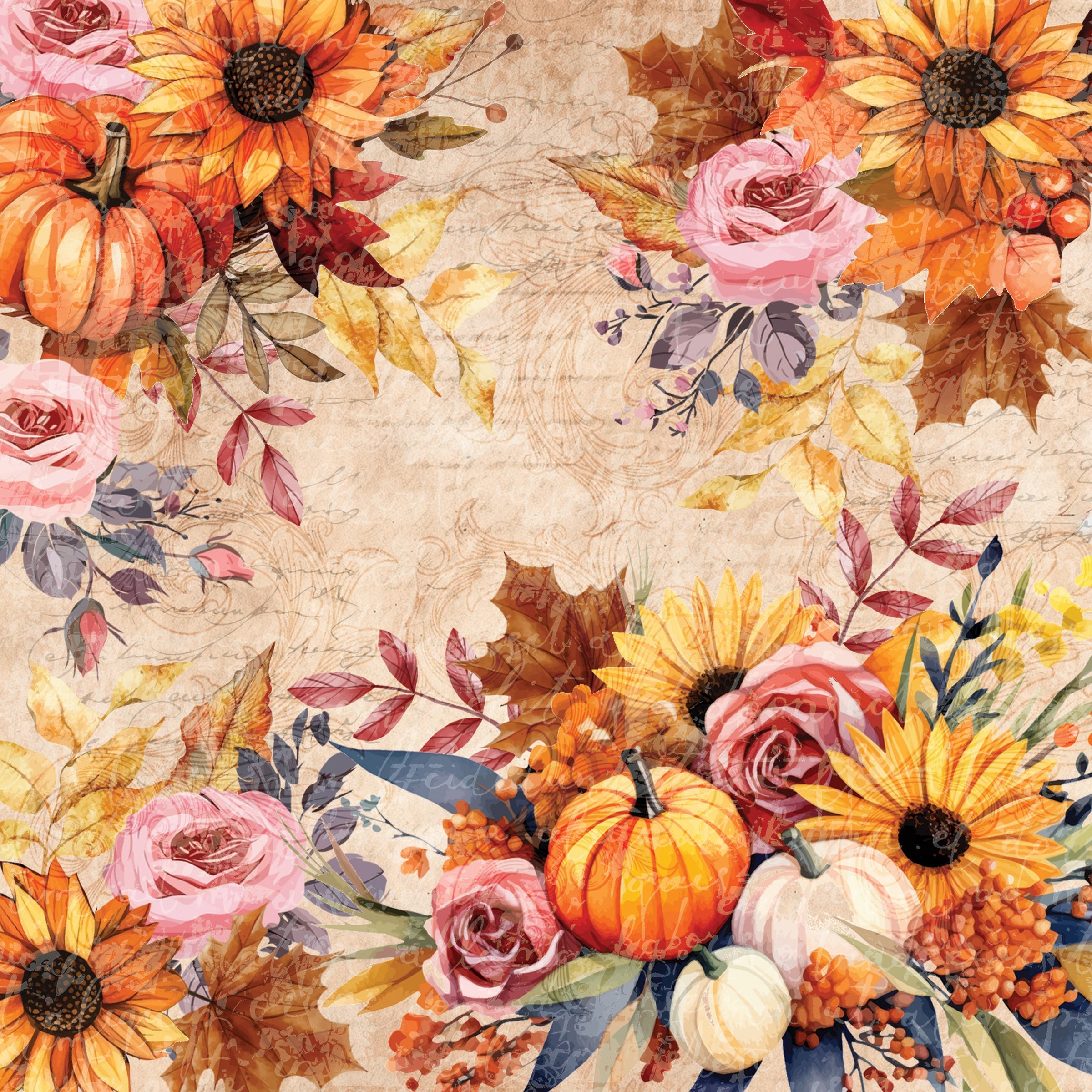 Craft Consortium - Thanksgiving - Paper Pad  6 x 6"