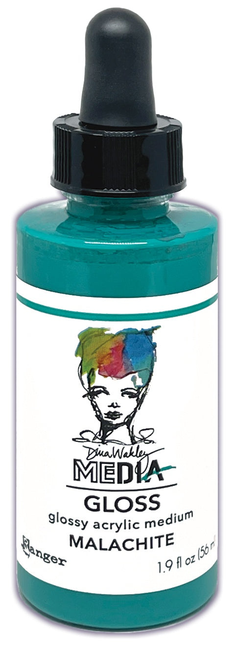 Dina Wakley Media - Gloss Medium - Malachite