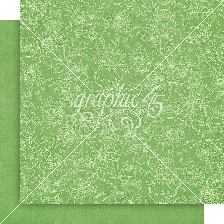 Graphic 45 - Season to celebrate  - Patterns and Solids Paper Pad  12 x 12"