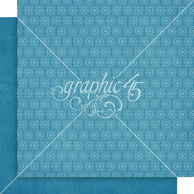 Graphic 45 - Season to celebrate  - Patterns and Solids Paper Pad  12 x 12"