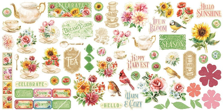 Graphic 45 - Season to celebrate - Ephemera Die Cuts