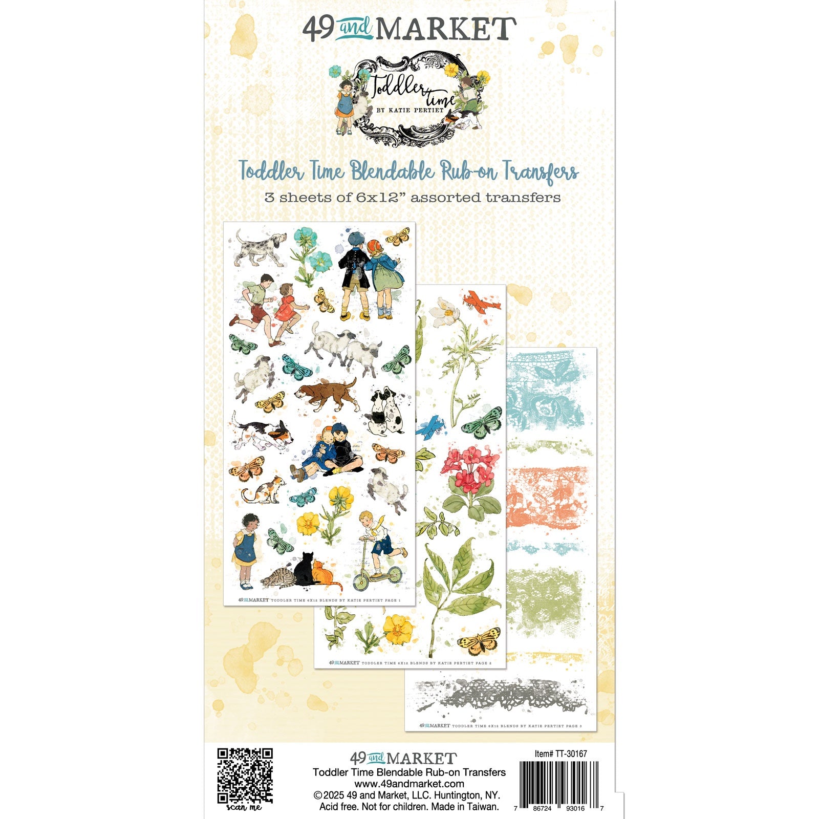 49 and Market - Toddler time - Rub ons - Blendable