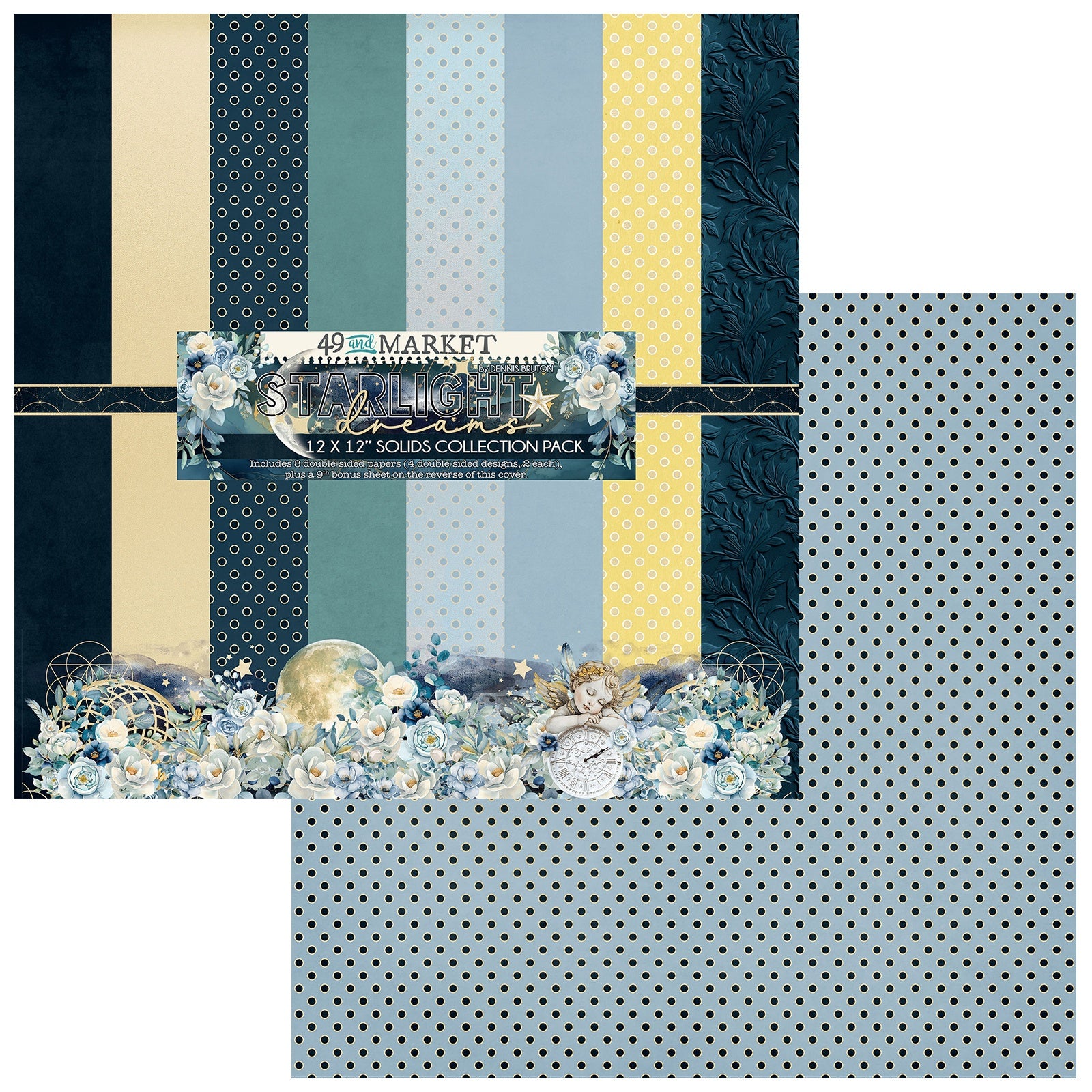 49 and Market - Starlight Dreams  - Solids Collection Pack -  12 x 12"