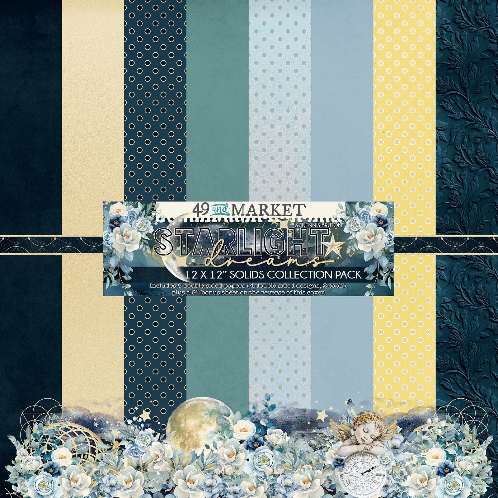 49 and Market - Starlight Dreams  - Solids Collection Pack -  12 x 12"