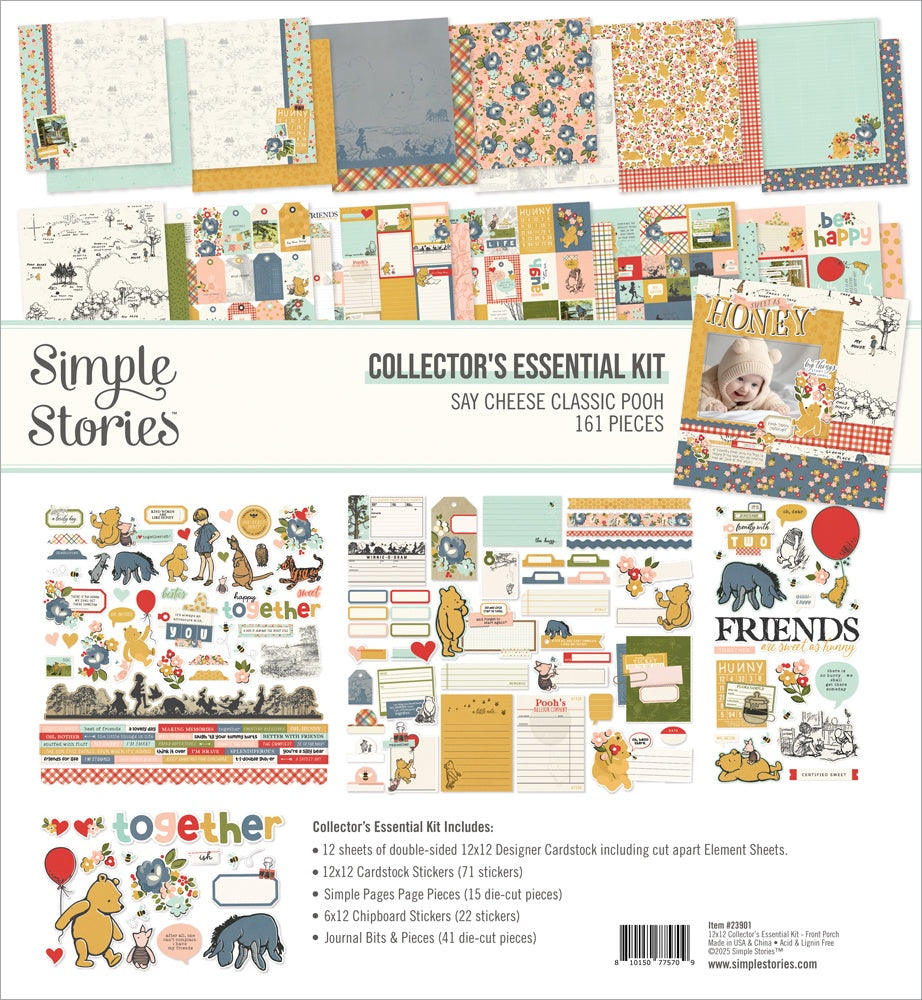 Simple Stories - Classic Pooh  - Collectors Essentials Kit - 12 x 12"