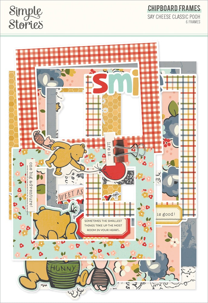 Simple Stories - Classic Pooh - Chipboard Frames