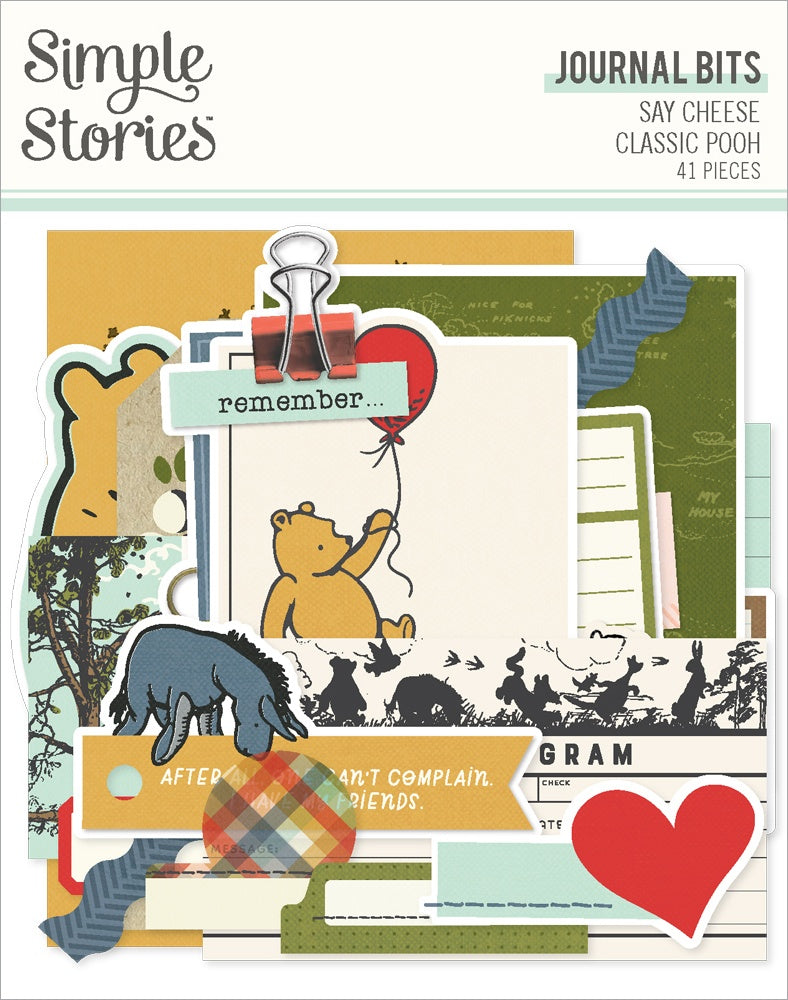 Simple Stories - Classic Pooh - Journal Bits & Pieces