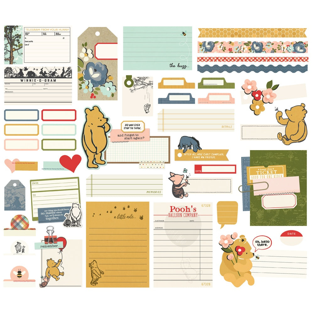 Simple Stories - Classic Pooh - Journal Bits & Pieces