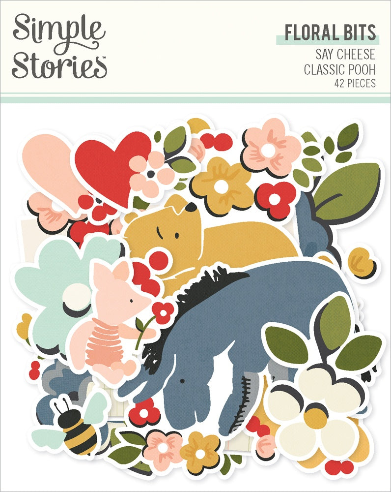 Simple Stories - Classic Pooh - Bits and pieces - Floral