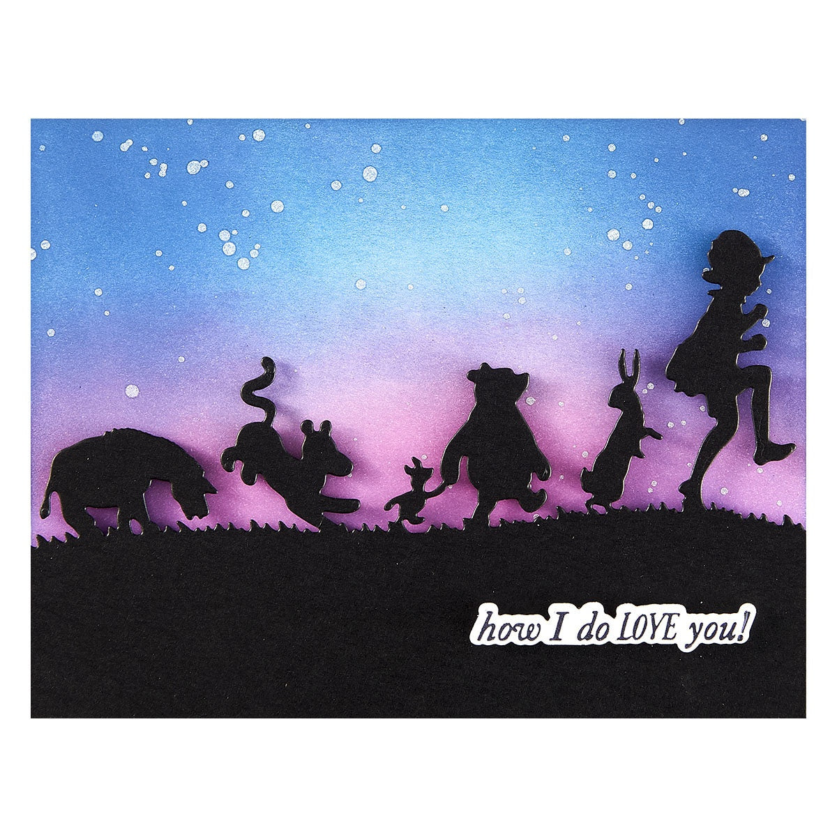 Spellbinders - Dies - Say Cheese Classic Pooh - Pooh & Friends Silhouette