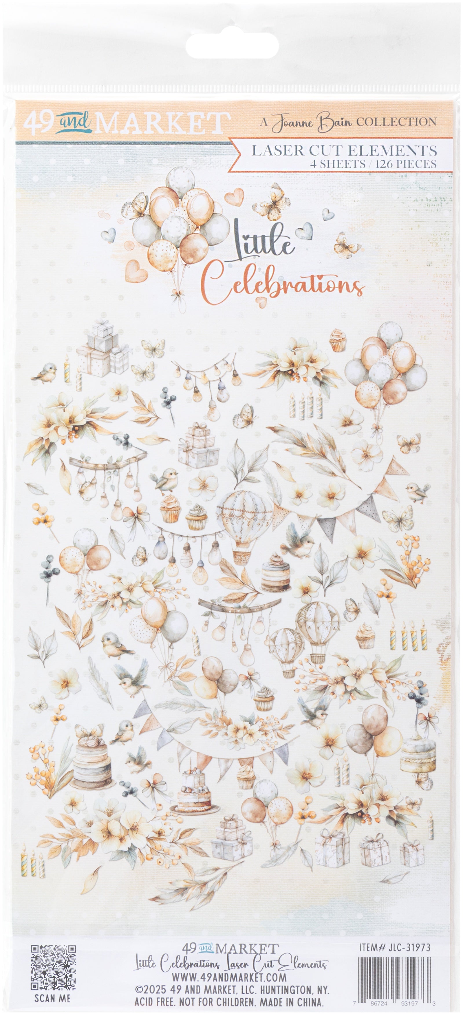 49 and Market - Little celebrations - Laser Cut Elements