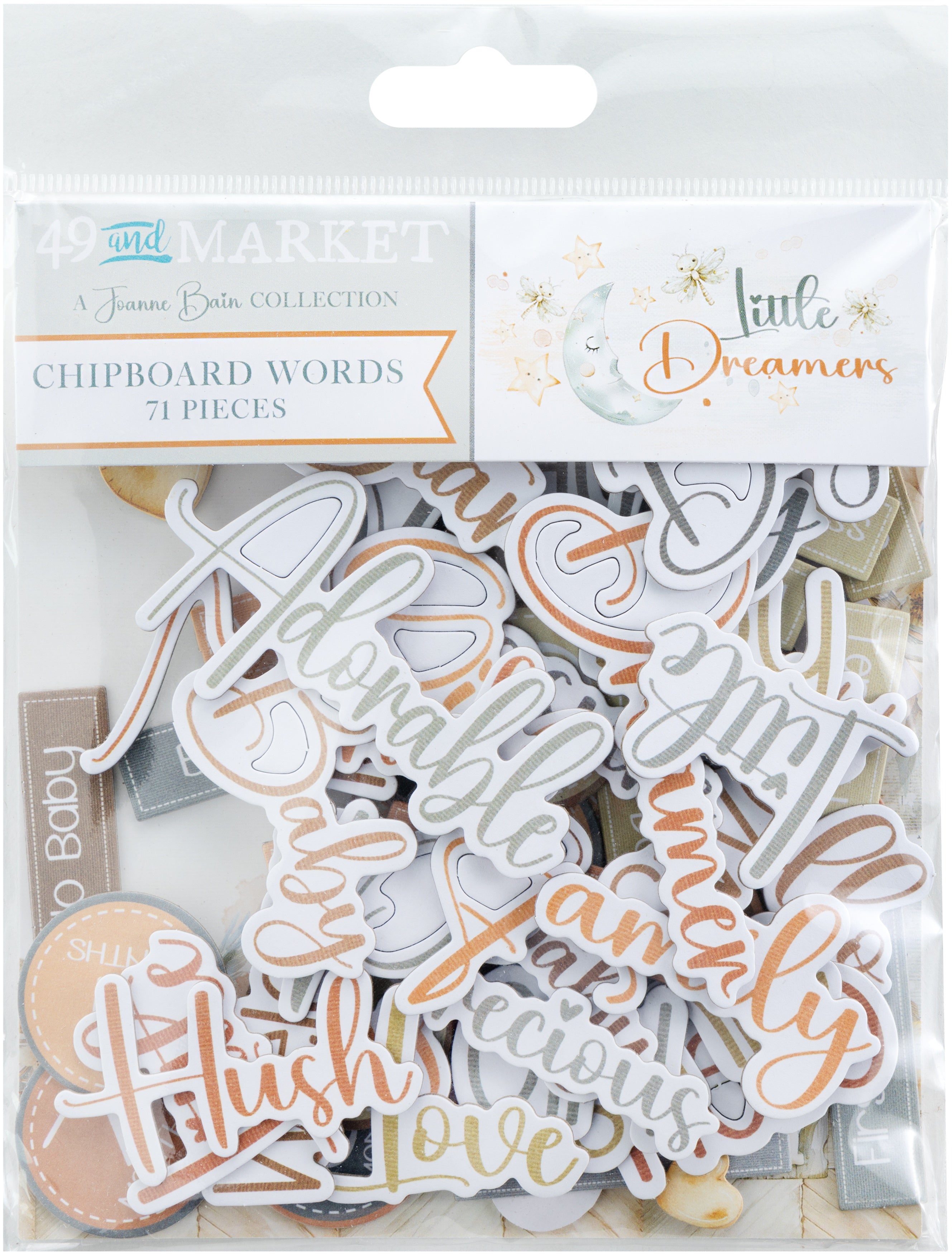 49 and Market - Little Dreamer - Chipboard Words