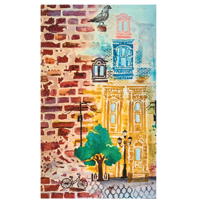 Sizzix - Studio stamp and stencil set - City life