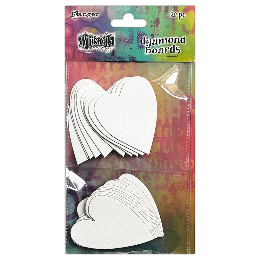 Dylusions - Dyamond Boards - Hearts