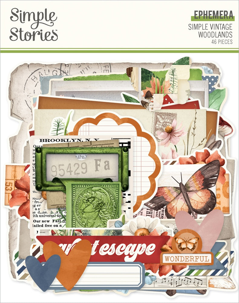 Simple Stories - Woodlands - Ephemera