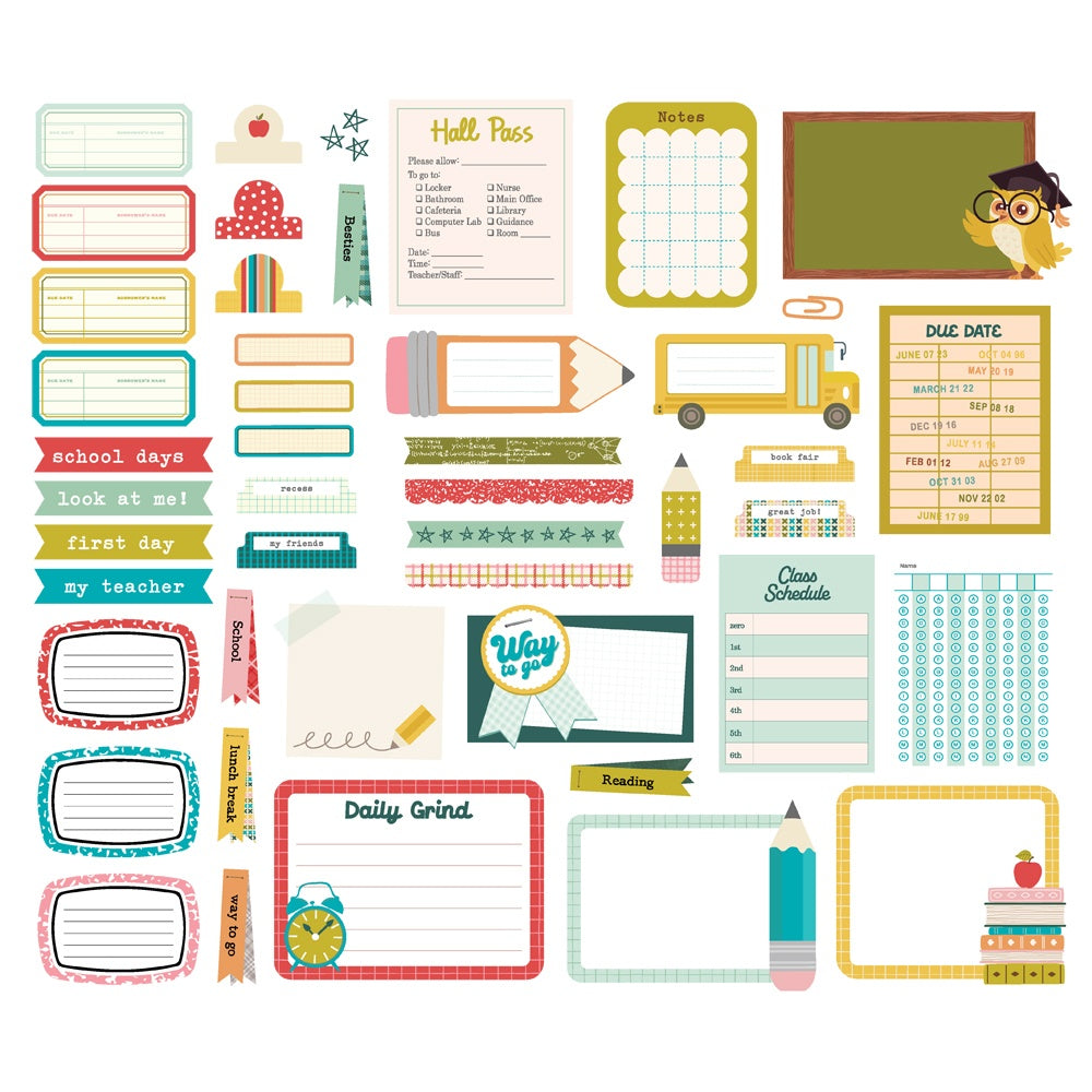 Simple Stories - Book Fair - Journal Bits & Pieces