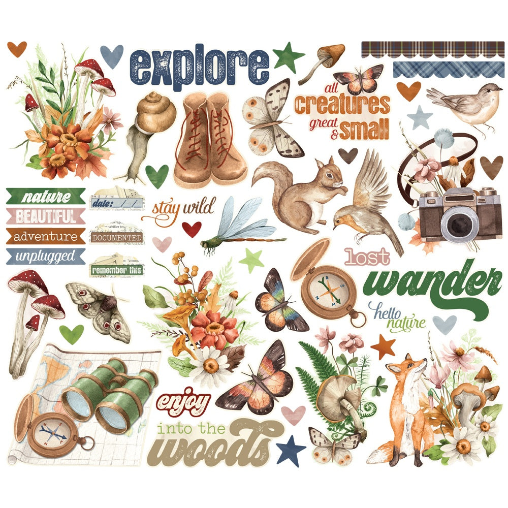 Simple Stories - Woodlands - Bits and pieces