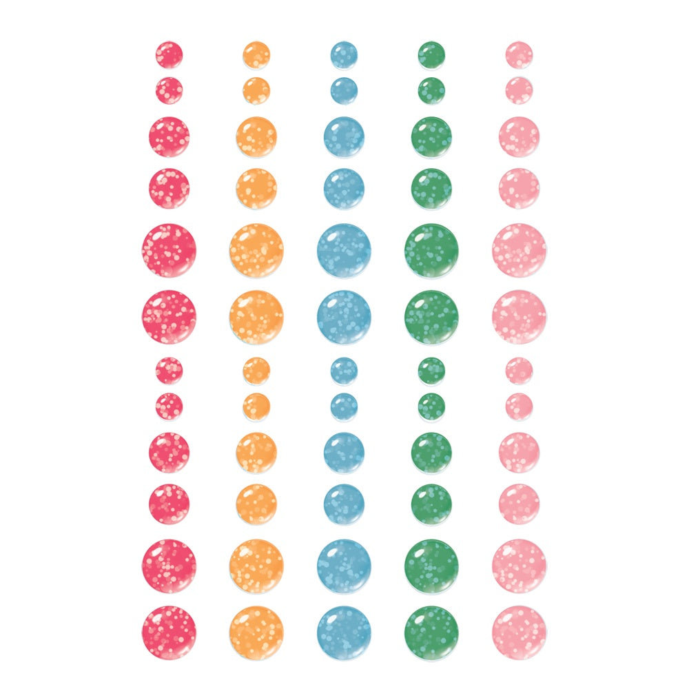 Simple Stories - Sunny Days - Glitter Enamel Dots