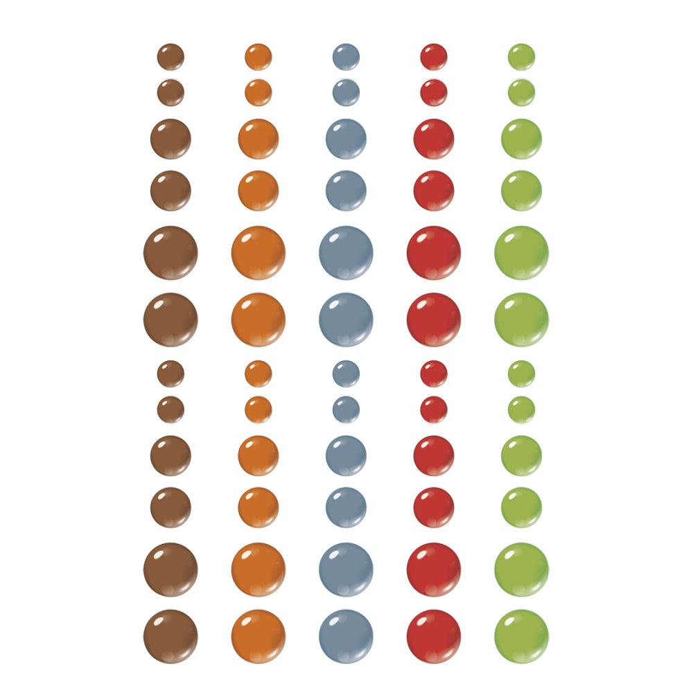 Simple Stories - Woodlands - Glossy Enamel Dots