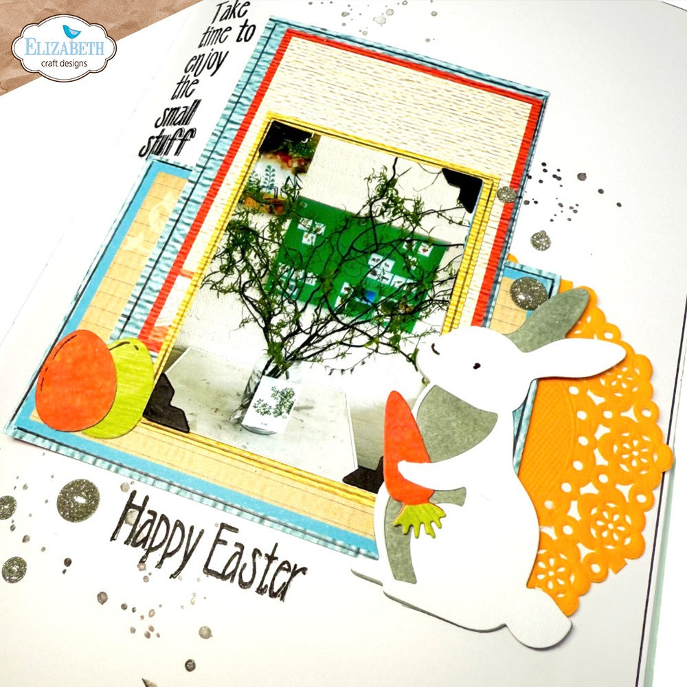 Elizabeth Craft - Dies - Picnic basket & bunny