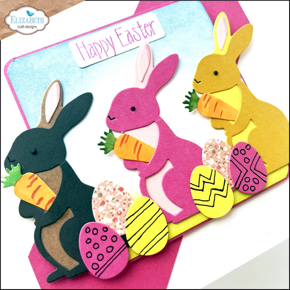 Elizabeth Craft - Dies - Picnic basket & bunny