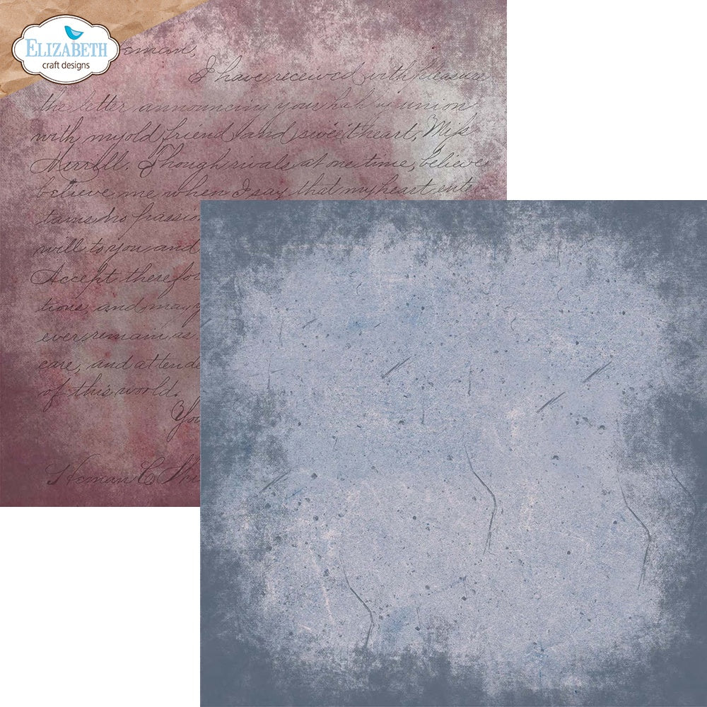 Elizabeth Craft - Backgrounds Volume 1  - Paper Pack    12 x 12"
