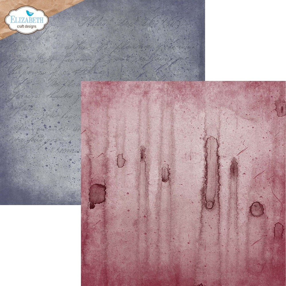 Elizabeth Craft - Backgrounds Volume 1  - Paper Pack    12 x 12"