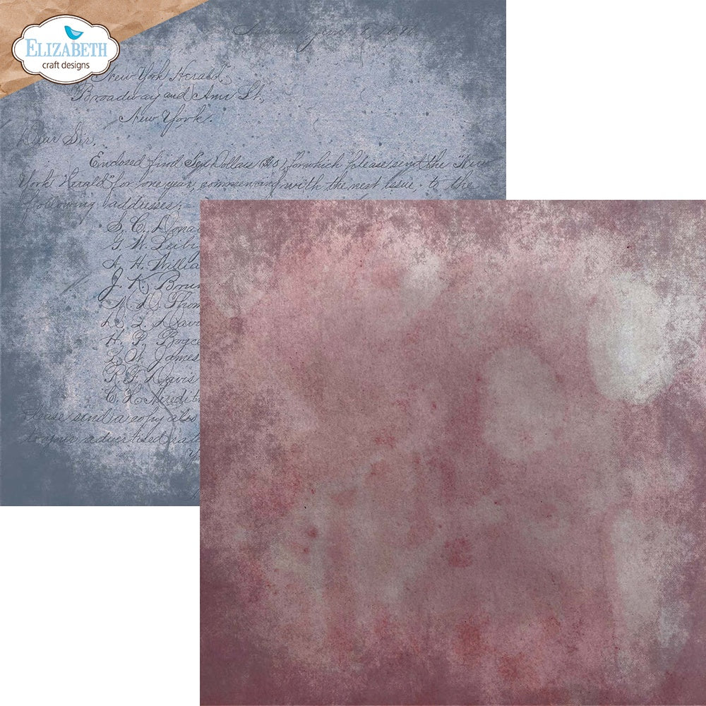 Elizabeth Craft - Backgrounds Volume 1  - Paper Pack    12 x 12"