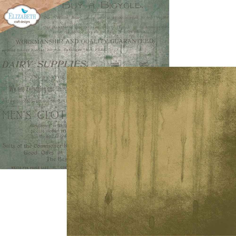 Elizabeth Craft - Backgrounds Volume 1  - Paper Pack    12 x 12"