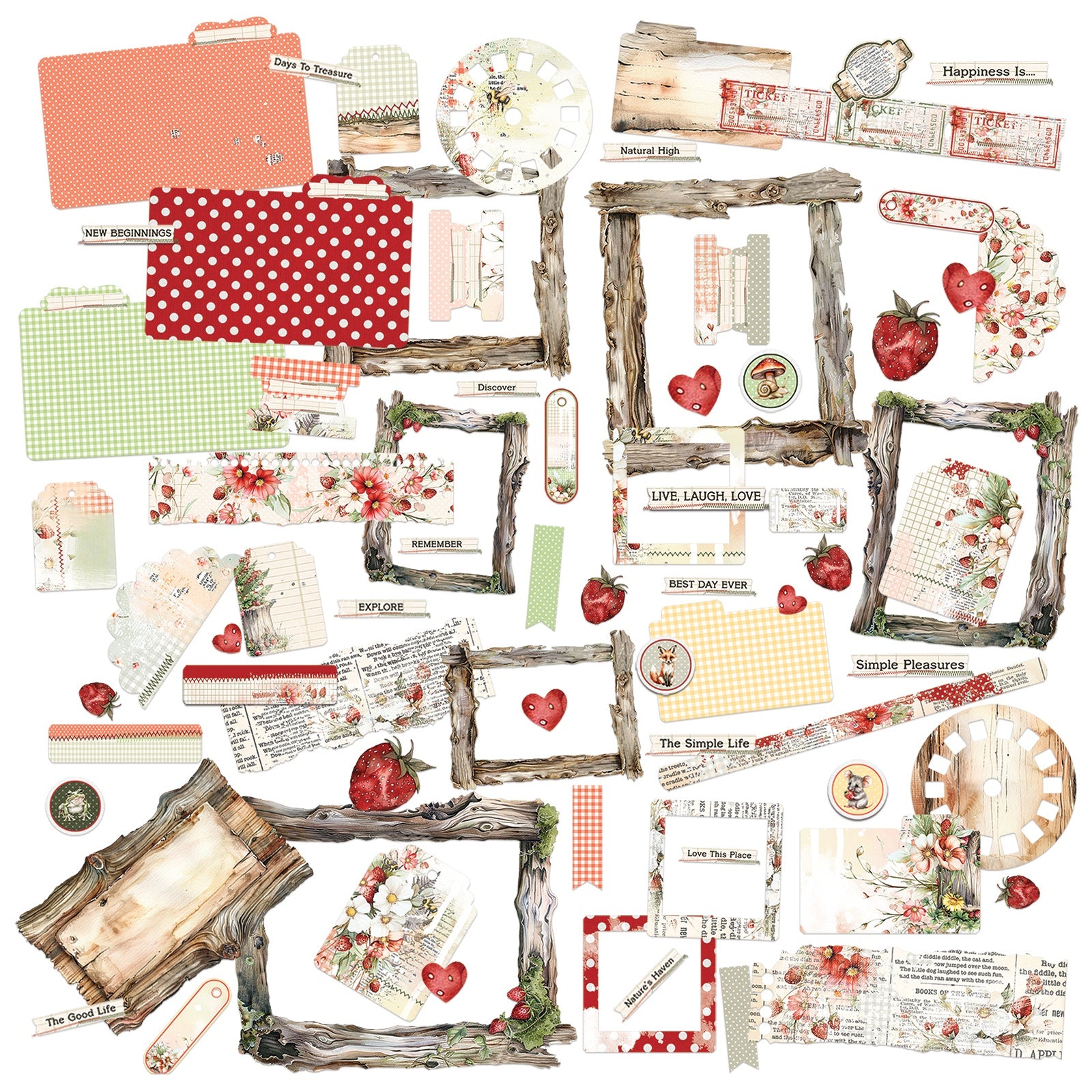49 and Market - Nature's Haven - Die Cut Elements