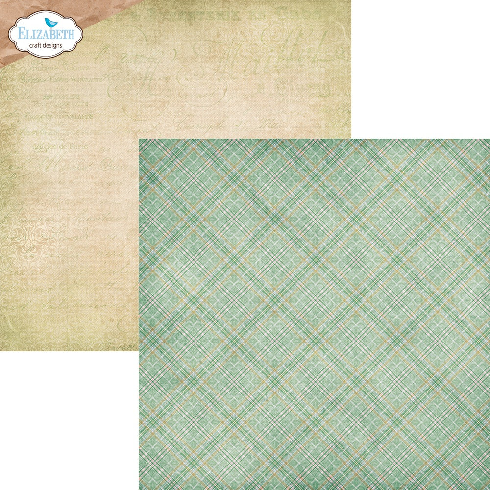 Elizabeth Craft - Spring blossom - Paper Pack    12 x 12"
