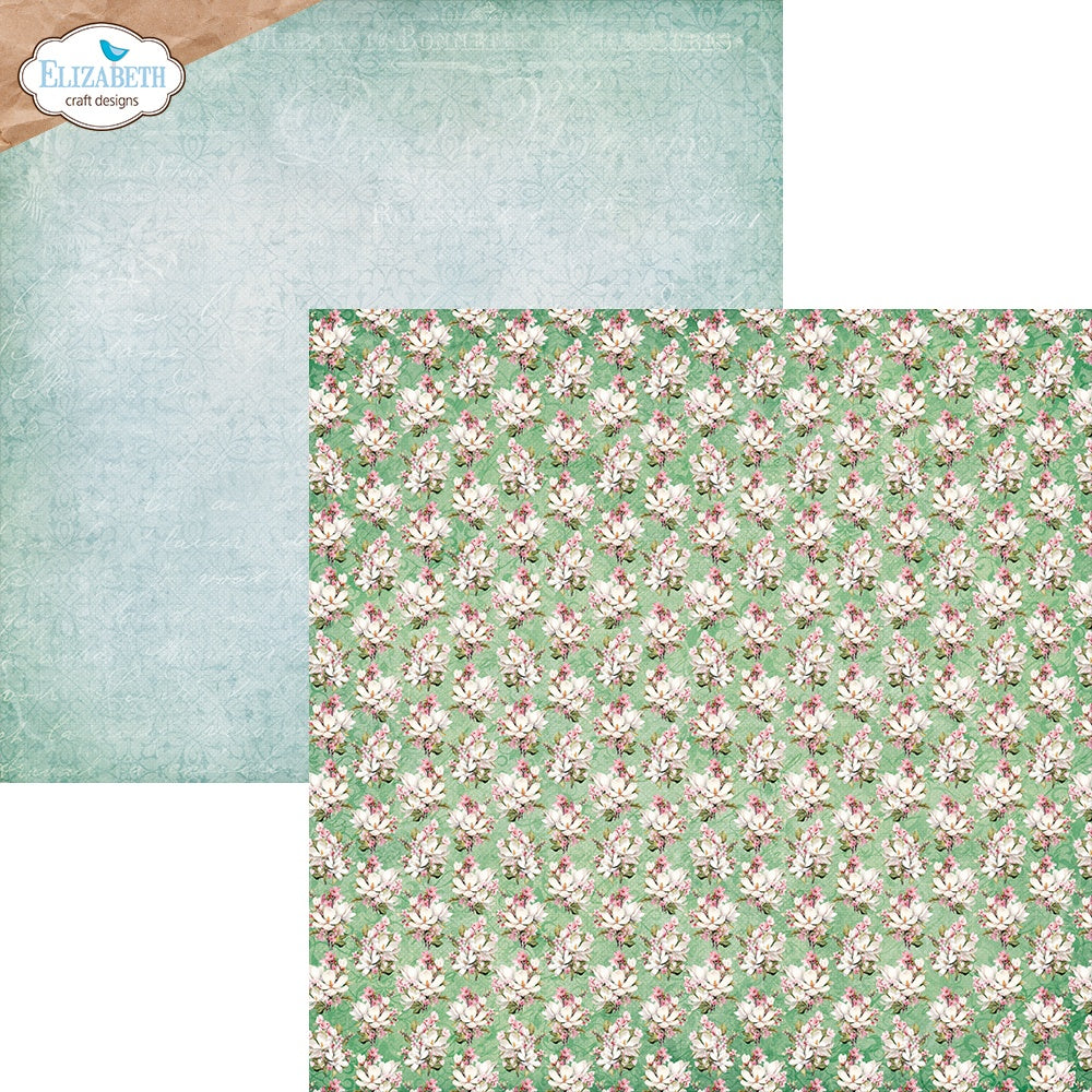 Elizabeth Craft - Spring blossom - Paper Pack    12 x 12"