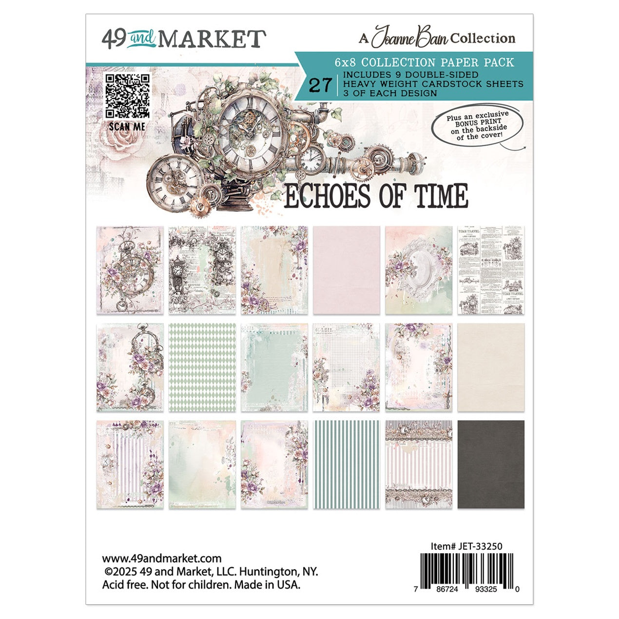 49 and Market - Echoes of time - Collection pack - 6" x 8"